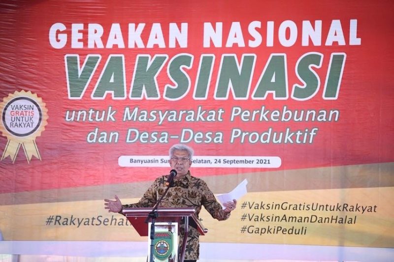 Wagub Mawardi Yahya Tinjau Vaksinasi Banyuasin