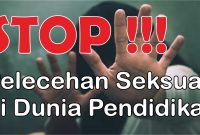 Ilustrasi STOP Pelecehan Seksual di Dunia Pendidikan