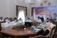 Walikota Palembang, H Harnojoyo mengikuti rapat koordinasi teknis bersama DJPK Kemenkeu, Kemendagri erta PT Sarana Multi Infrastruktur (SMI)