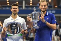 Petenis asal Rusia, Danil Medvedev meraih gelar Grand Slam di US Open 2021.