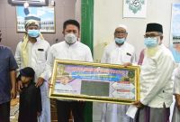 Gubernur Sumsel, H Herman Deru meresmikan Masjid Tauhiddurahman, Jumat (10/9) 