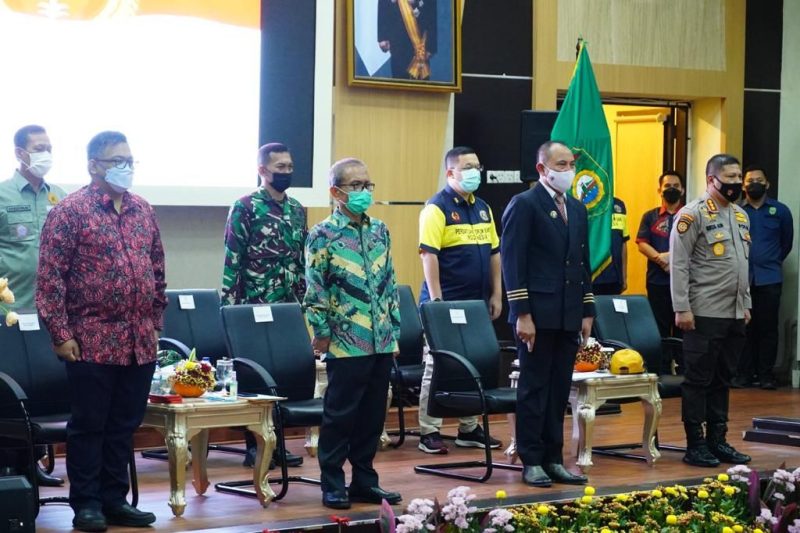 Pelantikan pengurus baru PDBI Sumsel masa bakti 2021-2025 di Audutorium Bina Praja Setda Provinsi Sumsel, Sabtu (11/9)