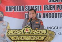 Kapolda Sumsel, Irjen Pol Drs Toni Harmanto melakukan kunjungan kerjanya ke Polres Ogan Ilir (OI), Senin (13/9) guna melakukan pengecekan secara langsung di Polres OI.