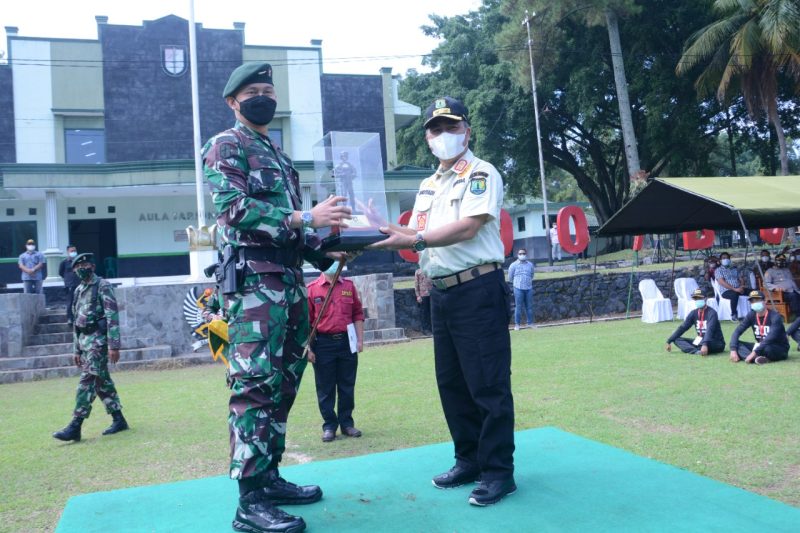Pemkab Muba kali ini, yang mengikutsertakan perangkat desa pada bimbingan teknis teta kelola pemerintahan desa di Batalyon Infantri Raider 300, Kabupaten Cianjur Provinsi Jawa Barat, Rabu [22/9/2021].