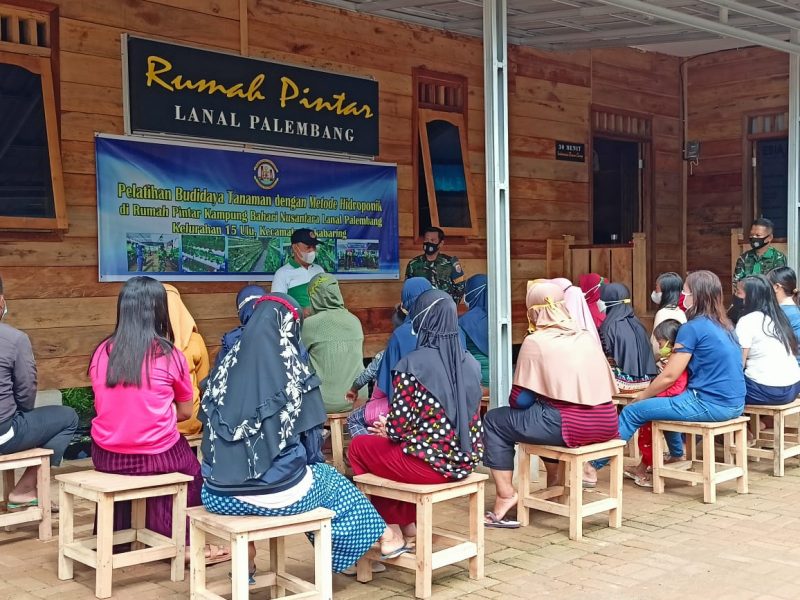 Lanal Palembang Adakan Pelatihan Budidaya Tanaman Hidroponik