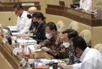 Ketua Ombudsman RI Mokhammad Najih beserta Anggota Ombudsman RI Jemsly Hutabarat dan Indraza Marzuki Rais mengikuti Rapat Kerja dan Rapat Dengar Pendapat bersama Komisi II DPR RI 