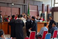 Sidang kasus dugaan korupsi dana hibah pembangunan  Masjid Sriwijaya kembali  digelar di Pengadilan Tipikor Palembang, Selasa [5/10]