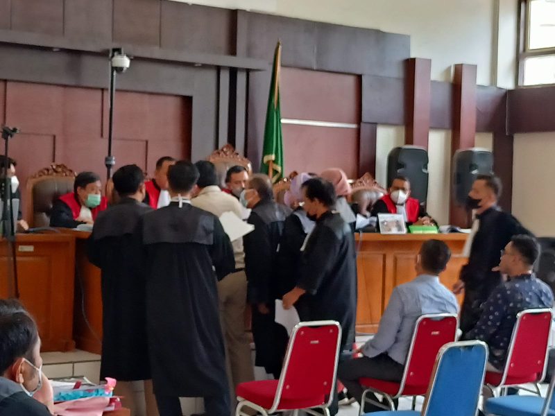 Sidang kasus dugaan korupsi dana hibah pembangunan  Masjid Sriwijaya kembali  digelar di Pengadilan Tipikor Palembang, Selasa [5/10]