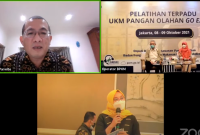 Webinar “Program Pelatihan Terpadu UKM Pangan Olahan Go Export