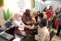Pemerintah Kota Palembang melalui unsur tiga Pilar terus melakukan akselerasi herda immunity melalui vaksinasi massal