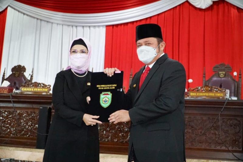 Dewan Perwakilan Rakyat Daerah Provinsi Sumatera Selatan [DPRD Sumsel] menyetujui perubahan Rencana Pembangunan Jangka Menengah Daerah [RPJMD] Pemerintah Provinsi Sumsel tahun 2019-2023.