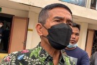 Ahmad Najib saat diwawancarai wartawan