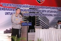 Kepolisian Daerah Sumatera Selatan [Polda Sumsel] menggelar pembinaan peningkatan kemampuan bagi penyidik Polri, pengemban fungsi Korwas, dan Penyidik Pegawai Negeri Sipil [PPNS] di hotel Aston Palembang, Kamis [7/10].