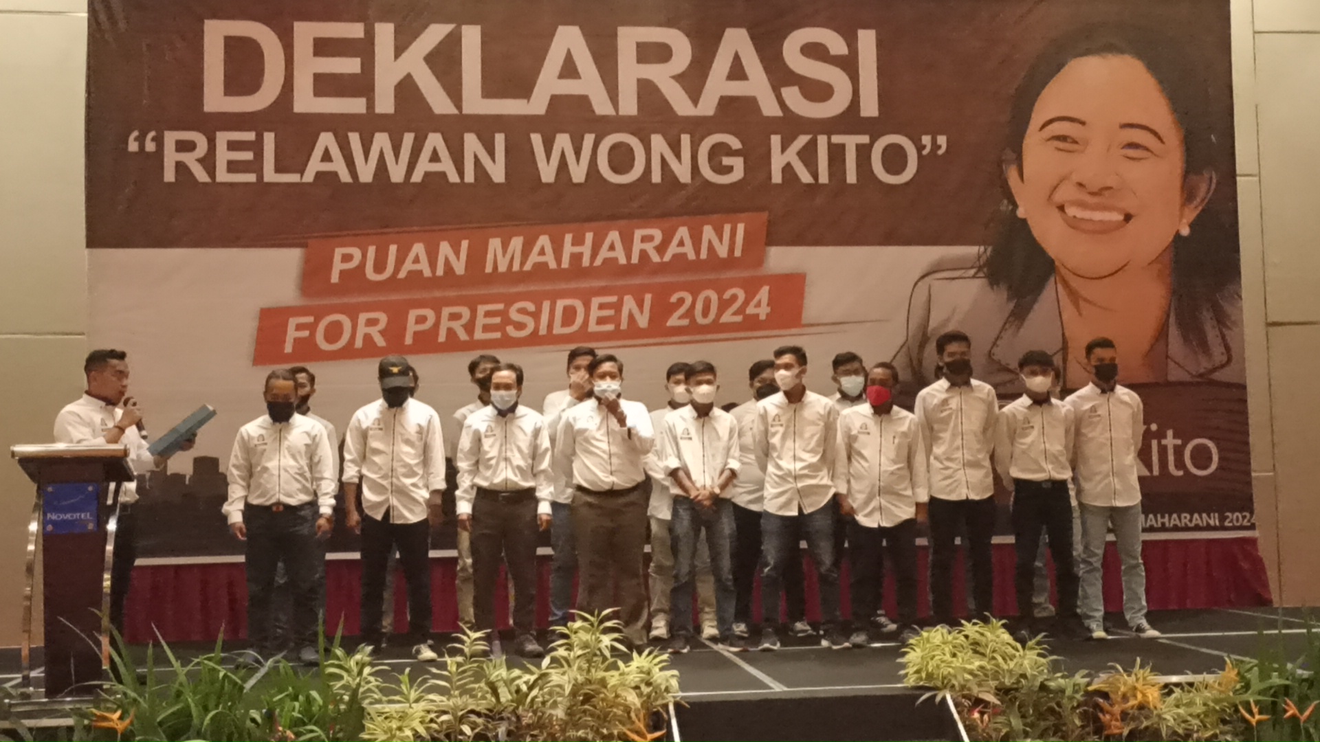 Relawan Wong Kito Deklarasikan Dukung Puan Maharani Capres 2024
