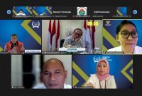 Monitoring dan Evaluasi Keterbukaan Informasi Publik Tahun 2021 yang diselenggarakan oleh Komisi Informasi Pusat (KIP