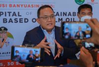 Bupati Dr Dodi Reza Alex Noerdin Lic Econ MBA diminta menjadi pembicara pada Yeosu-UEA Summit 2021 bertema “Musi Banyuasin Regency as Pioneer of The Green Fuel Industry of Palm Oil to Support
The Commitment Zero Emission By 2050