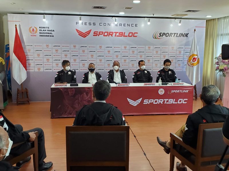 KONI Pusat Luncurkan Tapcash BNI Edisi Olahraga dan Aplikasi SPORTBLOC, Sabtu (9/10) di Media Center PON XX PAPUA 2021, Jakarta Convention Center Senayan