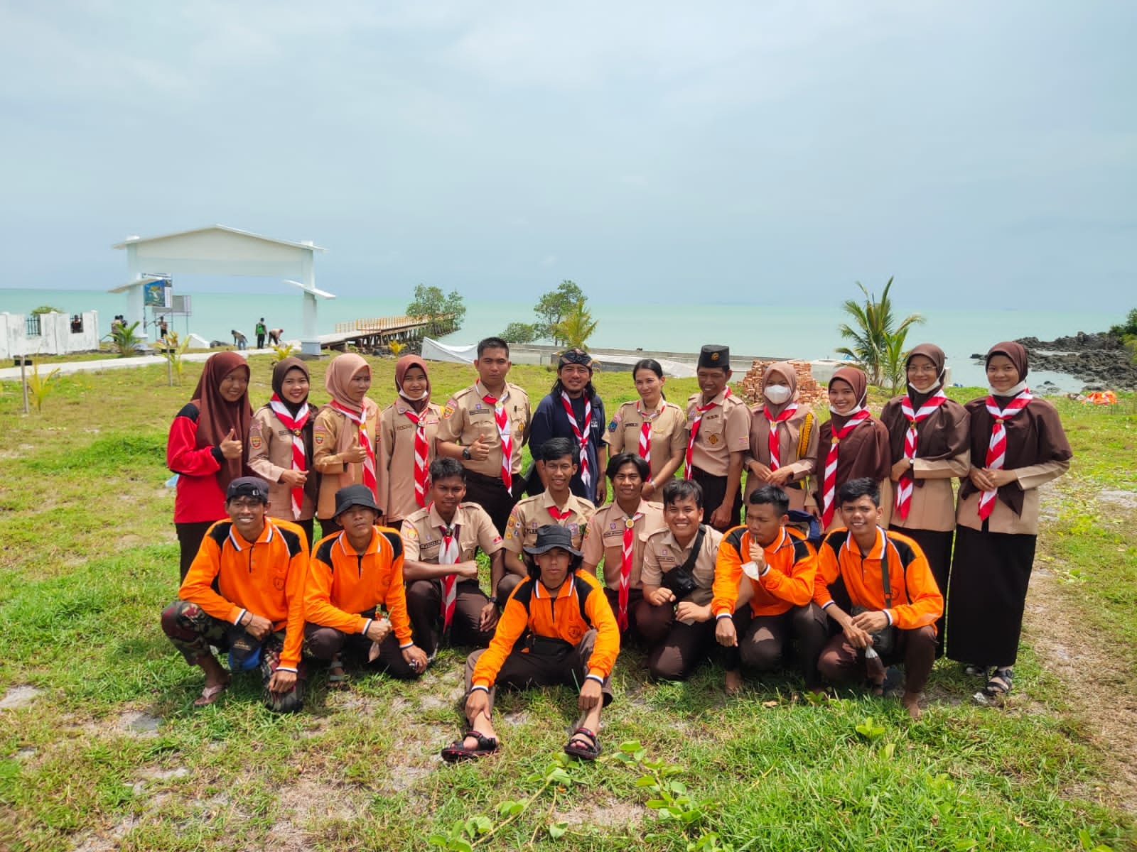 Pramuka Peduli Pariwisata Sumatera Selatan dan Pramuka Kwaran Tulung Selapan OKI