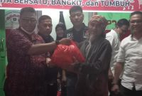 Repdem Sumsel bersama PPPJKB Bagikan Ratusan Paket Sembako
