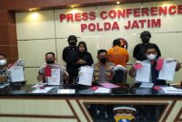 Ditreskrimum Polda Jatim membongkar kasus tindak pidana penipuan selesi penerimaan taruna akpol