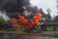 suasana kericuhan di Yakuhimo, Papua