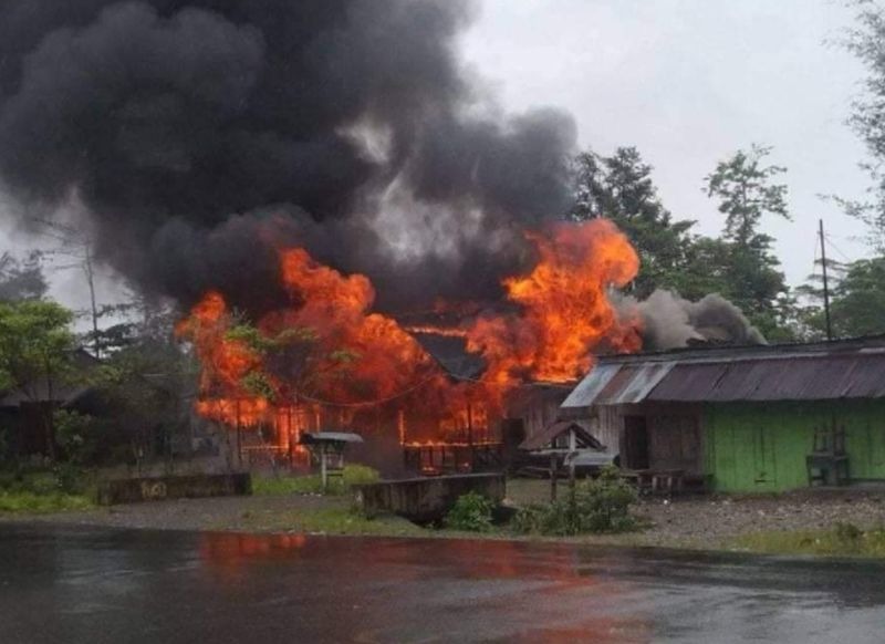 suasana kericuhan di Yakuhimo, Papua