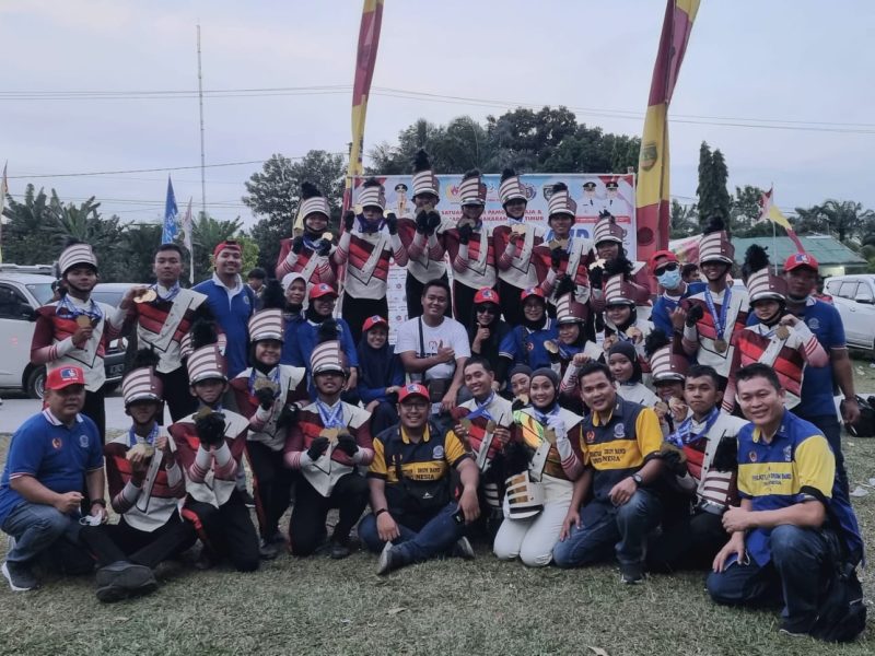 Porprov XIII, Drumband Muara Enim Juara Umum, Lampaui Target