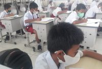 Sekolah dasar negeri [SDN] 30 Palembang melaksanakan penilaian akhir semester [PAS] untuk tahun pelajaran 2021-2022.