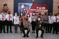 Kapolda Sumsel, Irjen Pol Toni Harmanto melalui Wakapolda Sumsel Brigjen Pol Rudi Setiawan menerima kunjungan kerja Tim Kantor Staf Presiden [KSP] RI. 