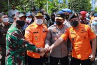Pemerintah Provinsi Sumsel bersama 17 Kabupaten/kota melakukan apel kesiapsiagaan bencana hidrometeorologi yang dipusatkan di Pelataran Venue Shooting Range Jakabaring Sport City [JSC] Palembang, Selasa [16/11].