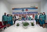  Wakil Ketua 1 TP PKK SumselHj Fauziah Mawardi Yahya saat mengenalkan program Sumsel Mandiri Pangan dihadapan ibu-ibu TP PKK Kabupaten Manggarai Barat, Provinsi Nusa Tenggara Timur [NTT], Selasa [22/11] sore.