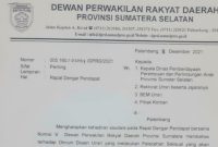 DPRD Sumsel melakukan pemanggilan secara resmi melalui surat terhadap Rektorat Unsri, Dinas PPPA, BEM Unsri dan pihak korban. 