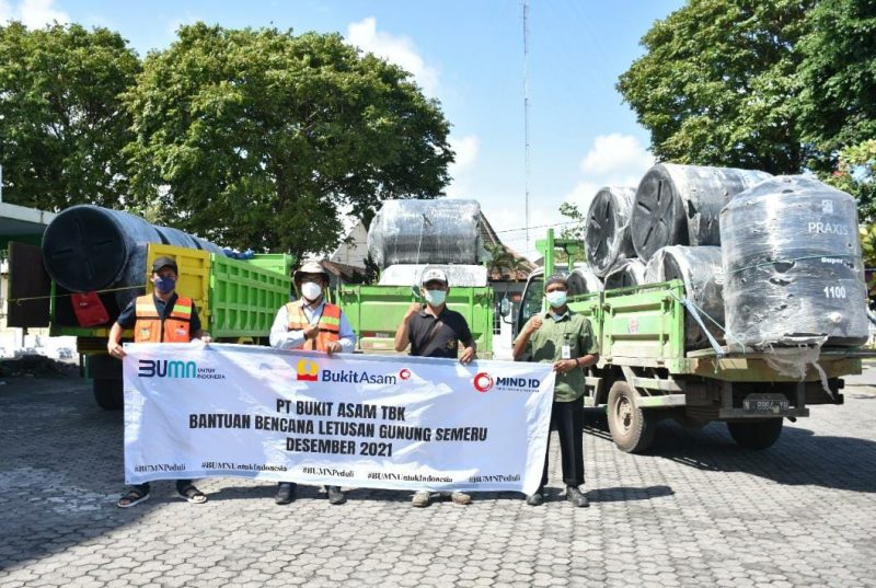 Tim tanggap bencana PT Bukit Asam Tbk [PTBA] kembali bergerak cepat membantu para korban musibah erupsi Gunung Semeru, tepatnya di Desa Sumber Wuluh, Kecamatan Candipuro, Kabupaten Lumajang, Provinsi Jawa Timur.
