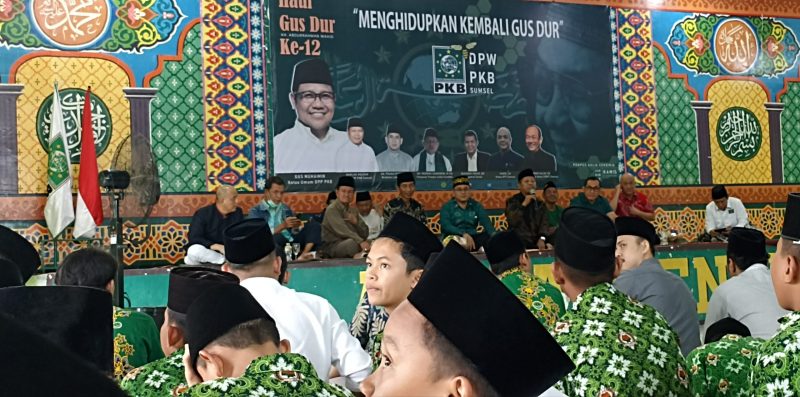 DPW Partai Kebangkitan Bangsa Sumatera Selatan [PKB Sumsel] menggelar Haul Gus Dur ke-12.