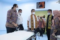Menteri Kesehatan RI, Budi Gunadi Sadikin bersama Gubernur H Herman Deru meresmikan Gedung Pelayanan A RSUP Dr Rivai Abdullah dan Peresmian Unit Pelaksanaan Fungsional Pengamanan Fasilitas Kesehatan [UPF PFK].