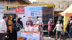 Pemerintah Kota Palembang menggelar 'Pasar Murah' di Pasar Tangga Buntung, Kelurahan 36 Ilir, Kecamatan Gandus