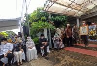 Suasana duka di kediaman Eks Walikota Palembang dua periode [1993-2003] H Husni bin Zainal. 