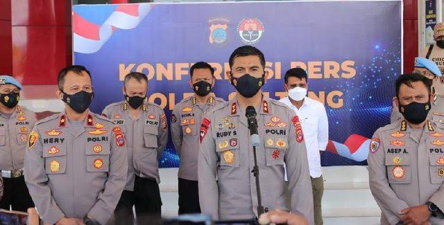 Kapolda Sulawesi Tengah [Sulteng] Irjen Rudy Sufahriadi memberikan keterangan kepada awak media, Selasa [4/1].