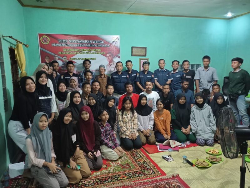 Karang Taruna RT 14 Kemang Agung Dikukuhkan
