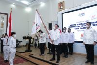 Sebanyak 56 Pengurus Komite Olahraga Rekreasi Masyarakat Indonesia [KORMI] Kota Palembang periode 2021-2025 dilantik bertempat Rumah Dinas Walikota Jalan Tasik, Senin [14/2/22].