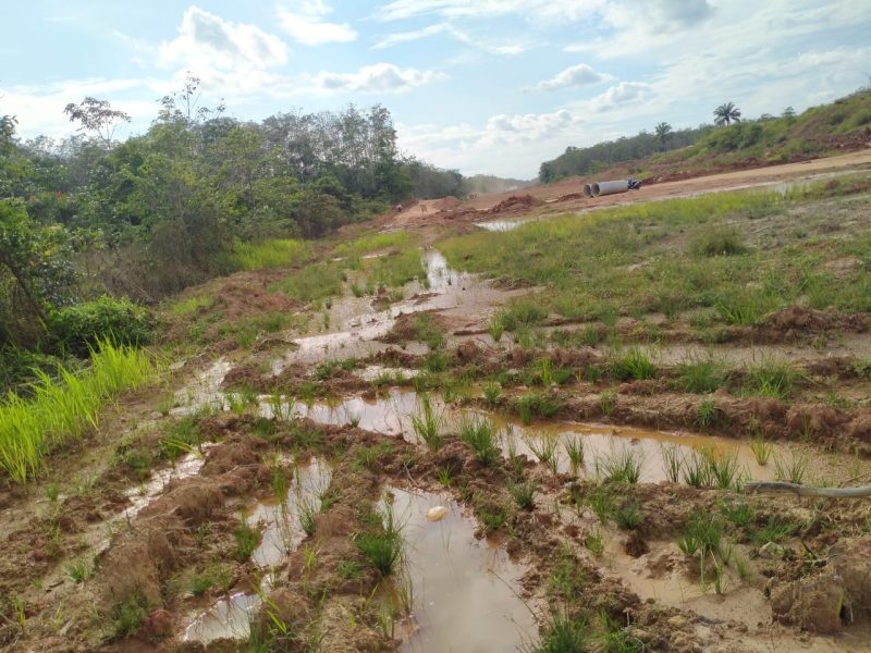 Pembebasan Lahan Tol Zona C Kabupaten Banyuasin Dikeluhkan Warga