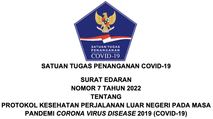 Surat Edaran [SE] nomor 7 tahun 2022 