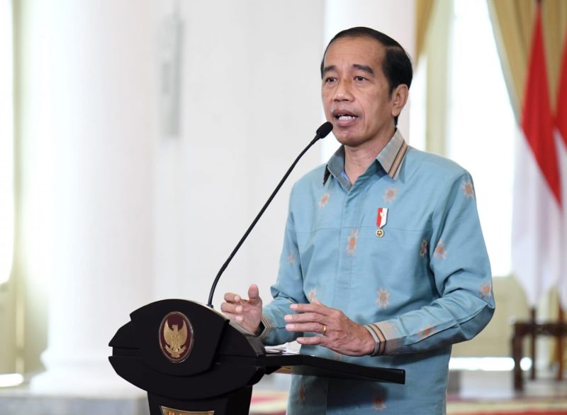 Presiden Jokowi saat menghadiri Puncak Peringatan HPN 2022, Rabu [09/02/2022], secara virtual dari Istana Kepresidenan Bogor, Jabar. [Foto: BPMI Setpres]