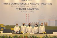 PT Bukit Asam Tbk [PTBA], anggota dari holding BUMN Pertambangan MIND ID, mencetak sejarah dengan membukukan laba bersih tertinggi sepanjang Perseroan beroperasi.