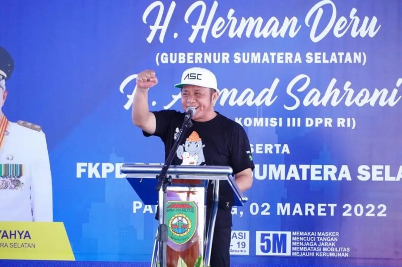 Gubernur Sumsel H Herman Deru