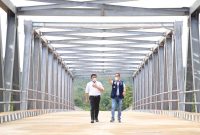 Sempat Mangkrak, Gubernur HD Resmikan Jembatan Lematang