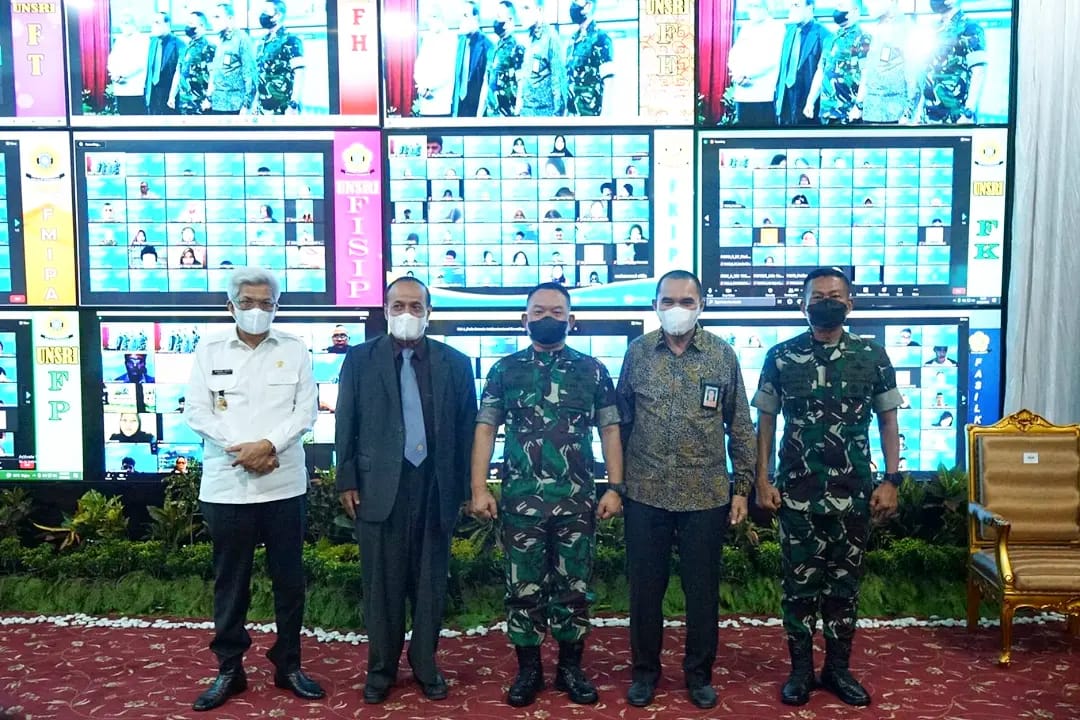 Wagub Sumsel Ir H Mawardi Yahya Dampingi KSAD Berikan Kuliah Umum di UNSRI
