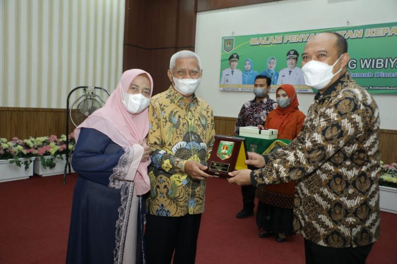 Forkopimda Kabupaten Asahan menyambut Kepala Kejaksaan Negeri [Kajari] Asahan yang baru di pendopo rumah Dinas Bupati Asahan, Rabu [16/3/2022] malam.