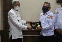 Wagub Sumsel H Mawardi Yahya menerima audiensi Ketua ABUJAPI Sumsel H Novembriono bersama segenap jajaran pengurus ABUJAPI