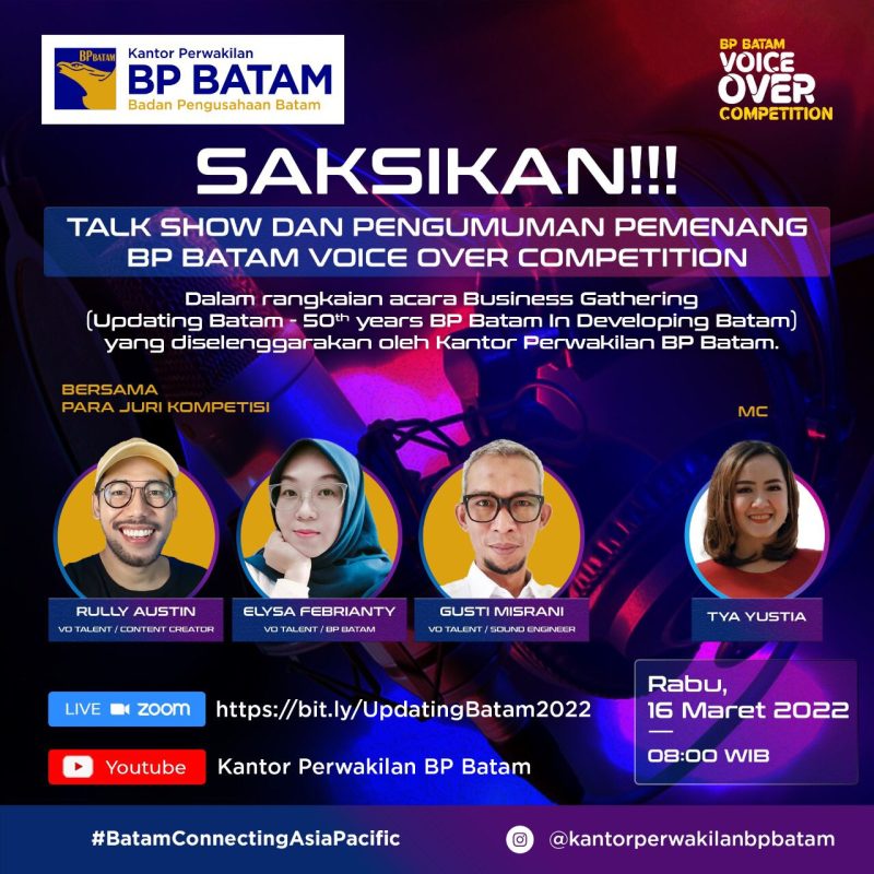 16 Maret: Pemenang BP Batam VO Competition Diumumkan 
